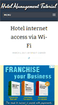 Mobile Screenshot of hotelmanagementtutorial.com